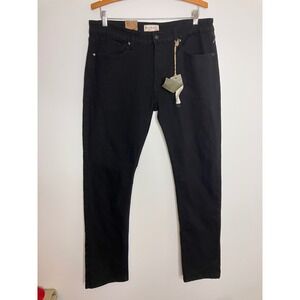Smith & Mills Jeans Men 36x32 Jet Black NWT Stretch Tailored Fit SM-11000123